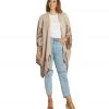 NEW ARRIVALS Yak & Yeti Boho Ombre Tie Dye Kimono Wrap Chocolate/Mocha