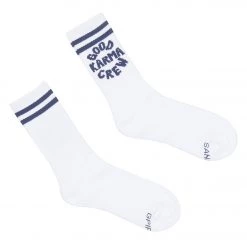 Spiritual Gangster Good Karma SG Sock White