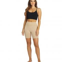 Spiritual Gangster Heather Biker Short Heather Biscotti