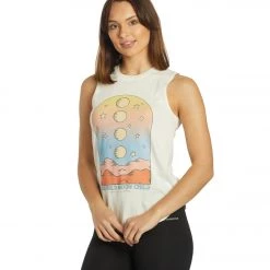 Spiritual Gangster Wild Muscle Tank Stone NEW ARRIVALS