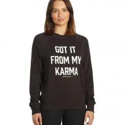 Spiritual Gangster Karma Old School Vintage Terry Pullover