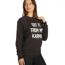 Spiritual Gangster Karma Old School Vintage Terry Pullover Vintage Black NEW ARRIVALS