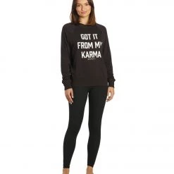Spiritual Gangster Karma Old School Vintage Terry Pullover Vintage Black NEW ARRIVALS