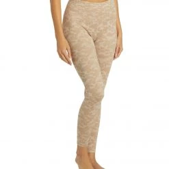 NEW ARRIVALS Spiritual Gangster Love Sculpt Jacquard Leggings Quartz Floral Jacquard Print