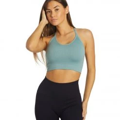 NEW ARRIVALS Spiritual Gangster Icon T-Back Sports Bra Lake Como