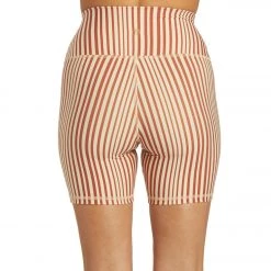 NEW ARRIVALS Spiritual Gangster SG Intent High Waisted Biker Short Amore Stripe Print 11 NEW ARRIVALS Spiritual Gangster SG Intent High Waisted Biker Short Amore Stripe Print