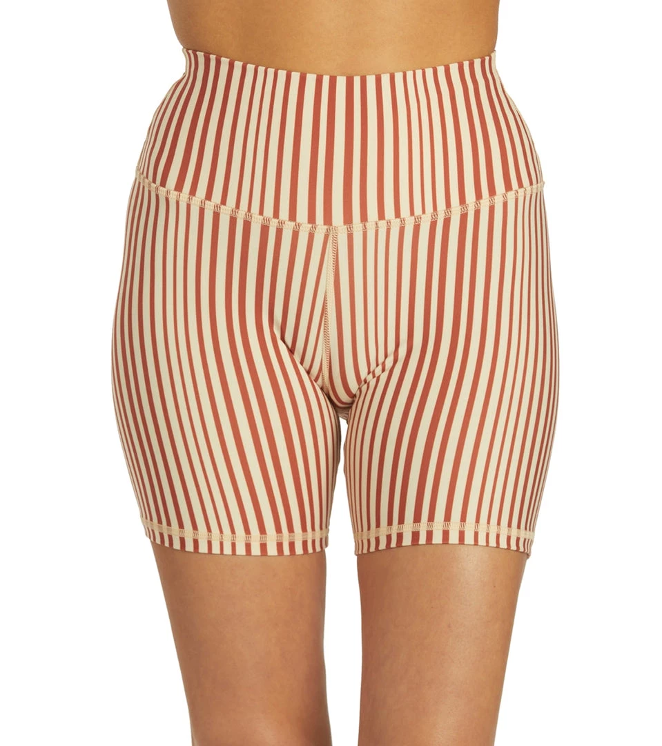 NEW ARRIVALS Spiritual Gangster SG Intent High Waisted Biker Short Amore Stripe Print 9 NEW ARRIVALS Spiritual Gangster SG Intent High Waisted Biker Short Amore Stripe Print