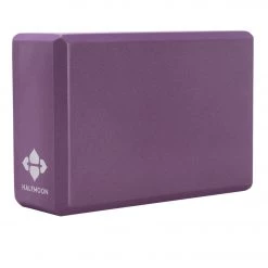 NEW ARRIVALS Halfmoon 3" Foam Yoga Block Plum