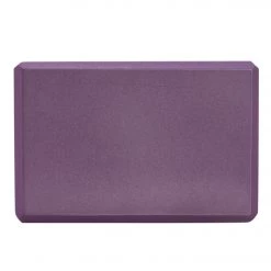 NEW ARRIVALS Halfmoon 3" Foam Yoga Block Plum