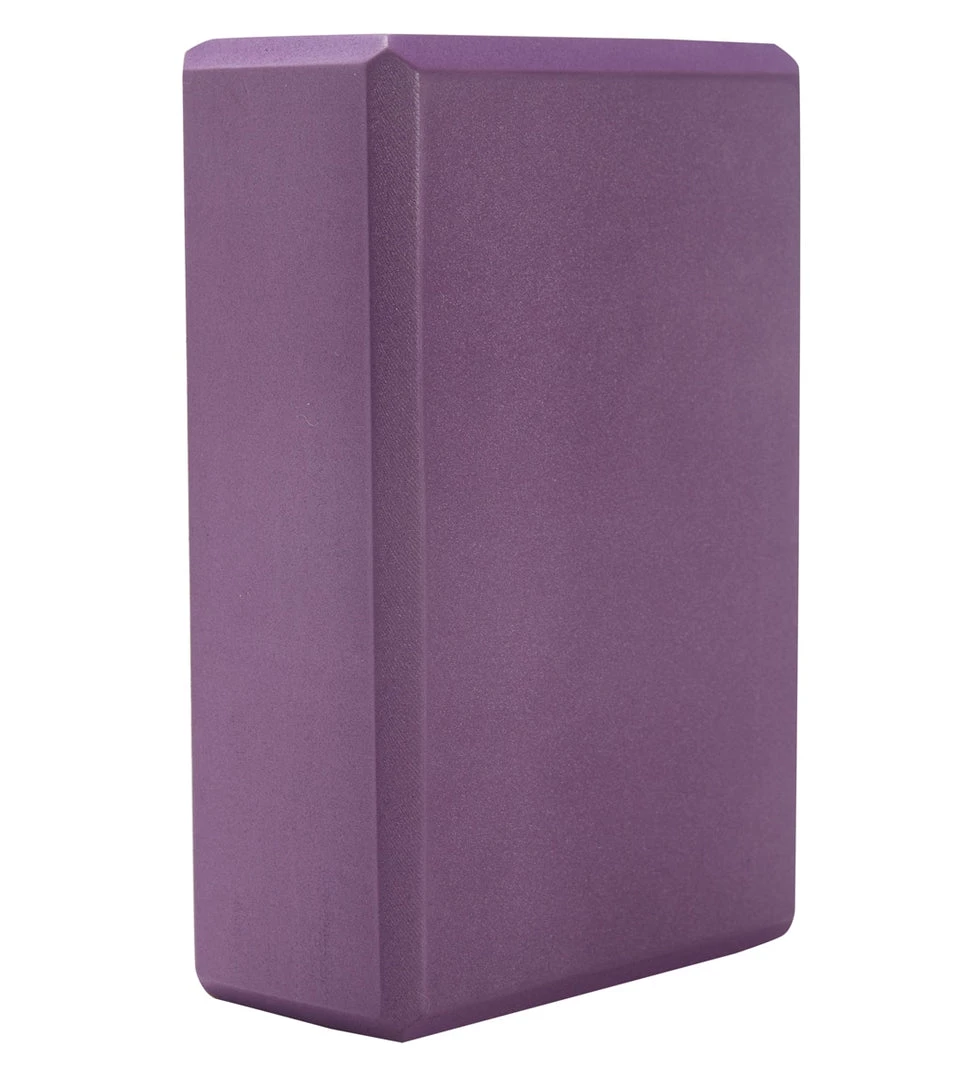 NEW ARRIVALS Halfmoon 3" Foam Yoga Block Plum 5 NEW ARRIVALS Halfmoon 3" Foam Yoga Block Plum