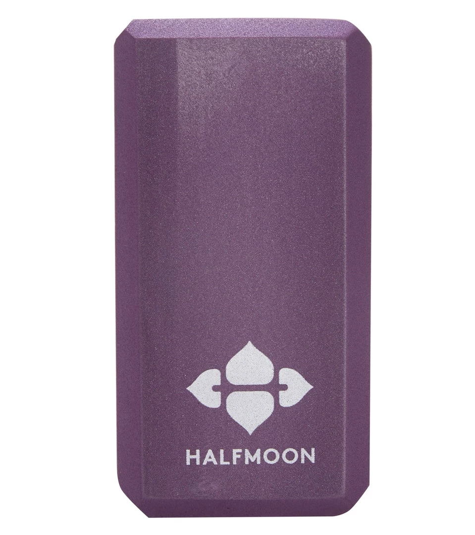 NEW ARRIVALS Halfmoon 3" Foam Yoga Block Plum 6 NEW ARRIVALS Halfmoon 3" Foam Yoga Block Plum
