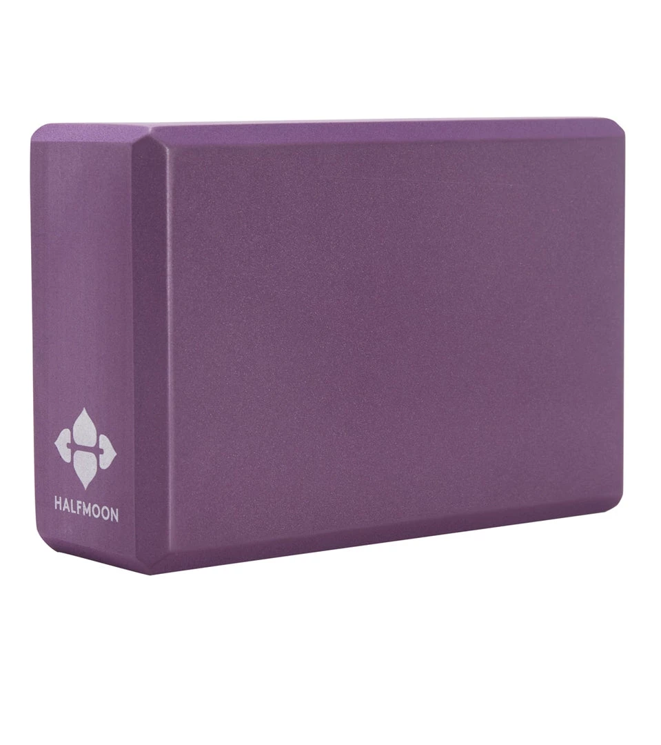 NEW ARRIVALS Halfmoon 3" Foam Yoga Block Plum 8 NEW ARRIVALS Halfmoon 3" Foam Yoga Block Plum