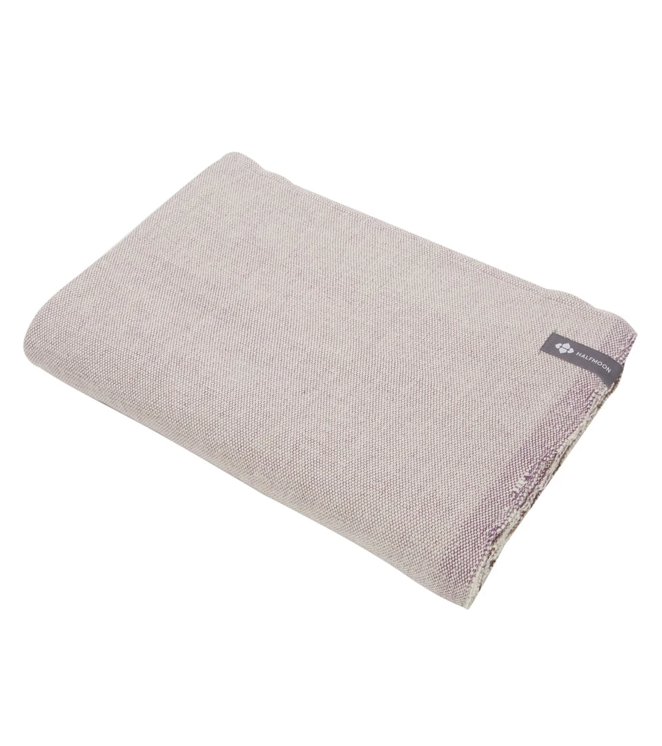 NEW ARRIVALS Halfmoon Melange Cotton Yoga Blanket Carbon 3 NEW ARRIVALS Halfmoon Melange Cotton Yoga Blanket Carbon
