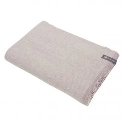 NEW ARRIVALS Halfmoon Melange Cotton Yoga Blanket Carbon 9 NEW ARRIVALS Halfmoon Melange Cotton Yoga Blanket Carbon