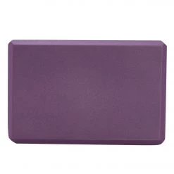 Halfmoon 4" Foam Yoga Block Plum NEW ARRIVALS