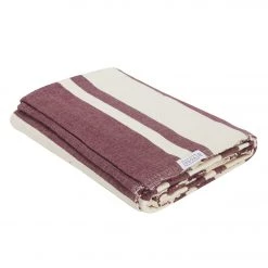 B Yoga The Practice Blanket Beetroot Stripe