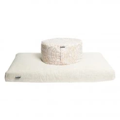 NEW ARRIVALS Halfmoon Mod Meditation Cushion + Zabuton Charcoal
