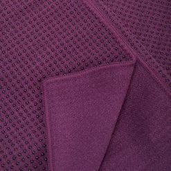 Halfmoon Gripster Mat Towel Plum