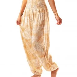 Lotus And Luna Mandala Paisley Harem Pants Mustard CLOTHING 10 Lotus And Luna Mandala Paisley Harem Pants Mustard CLOTHING