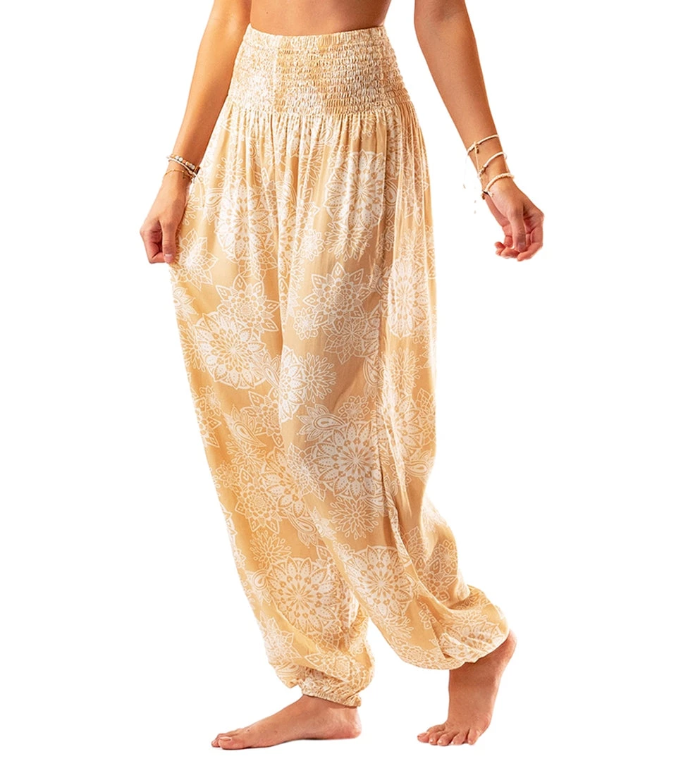 Lotus And Luna Mandala Paisley Harem Pants Mustard CLOTHING 4 Lotus And Luna Mandala Paisley Harem Pants Mustard CLOTHING