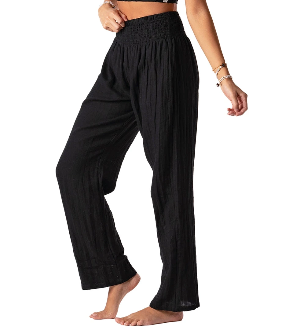 Lotus And Luna Solid Wide Leg Pant Black NEW ARRIVALS 4 Lotus And Luna Solid Wide Leg Pant Black NEW ARRIVALS