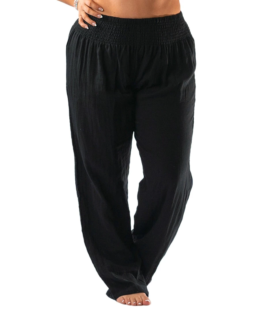 Lotus And Luna Solid Wide Leg Pant Black NEW ARRIVALS 7 Lotus And Luna Solid Wide Leg Pant Black NEW ARRIVALS