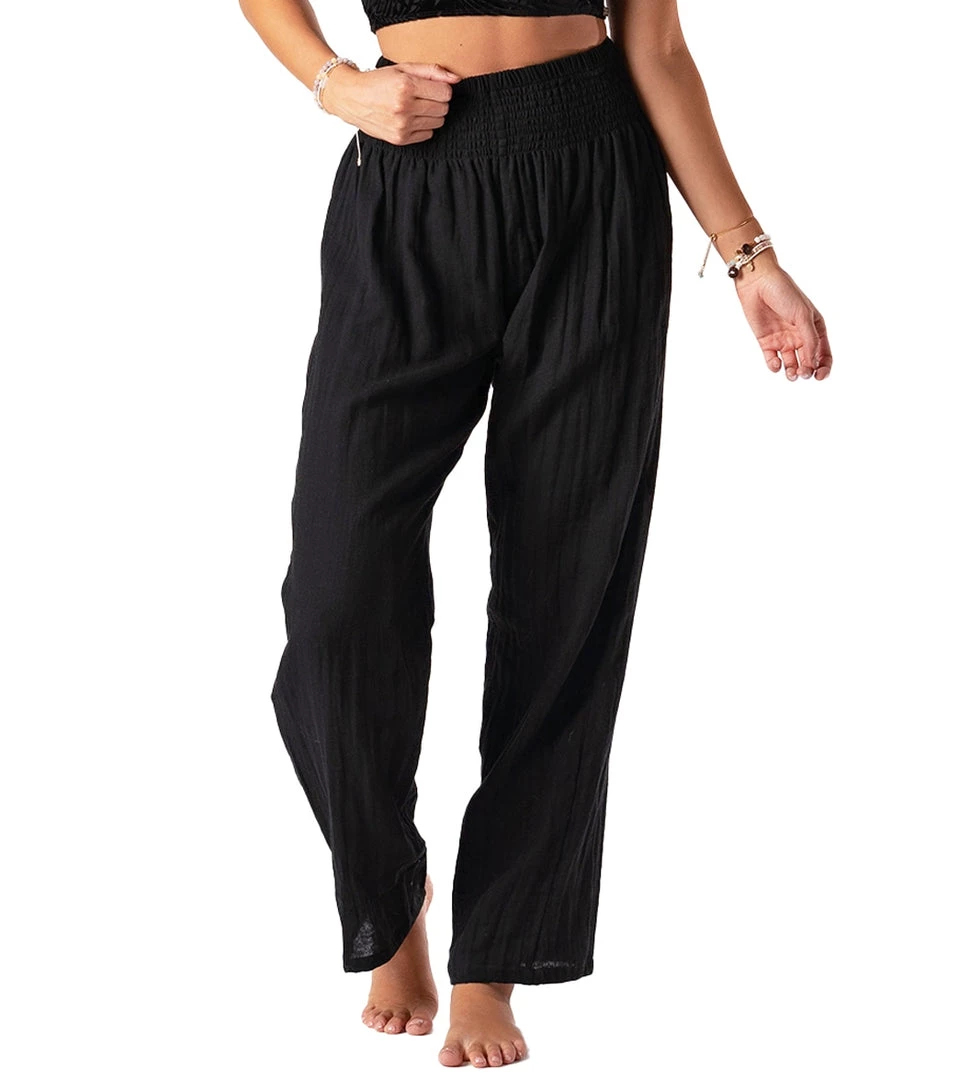 Lotus And Luna Solid Wide Leg Pant Black NEW ARRIVALS 9 Lotus And Luna Solid Wide Leg Pant Black NEW ARRIVALS