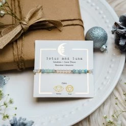 Lotus And Luna Intuition + Inner Peace Healing Bracelet Blue ACCESSORIES