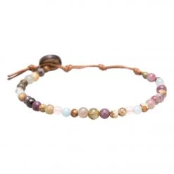 Lotus And Luna Peace + Love + Happiness Healing Bracelet