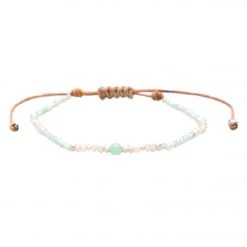 Lotus And Luna Inner Peace Amazonite Goddess Bracelet
