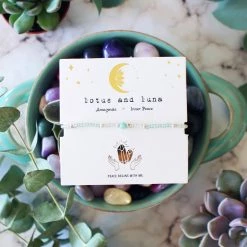 NEW ARRIVALS Lotus And Luna Inner Peace Amazonite Goddess Bracelet White 7 NEW ARRIVALS Lotus And Luna Inner Peace Amazonite Goddess Bracelet White