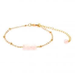 Lotus And Luna Love Rose Quartz Stone Of The Earth Bracelet NEW ARRIVALS