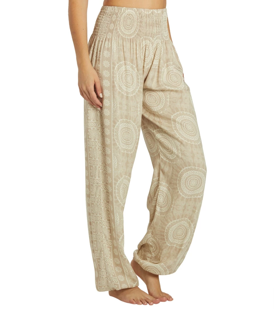 Lotus And Luna Mandala Harem Pants Simply Taupe 4 Lotus And Luna Mandala Harem Pants Simply Taupe