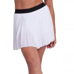 NEW ARRIVALS Onzie Tennis Pleated Skirt White