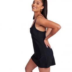 Onzie Active Dress Black Rib NEW ARRIVALS