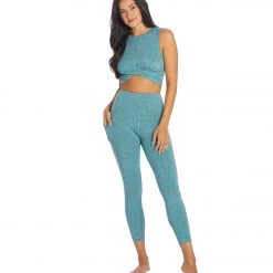 Zobha Eclipse Long Leggings Heather Hydro 12 Zobha Eclipse Long Leggings Heather Hydro