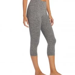 NEW ARRIVALS Zobha Easy Melange Capri Heather Black