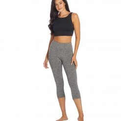 NEW ARRIVALS Zobha Easy Melange Capri Heather Black 12 NEW ARRIVALS Zobha Easy Melange Capri Heather Black