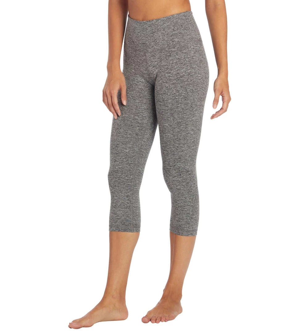 NEW ARRIVALS Zobha Easy Melange Capri Heather Black 7 NEW ARRIVALS Zobha Easy Melange Capri Heather Black