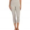 NEW ARRIVALS Zobha Easy Melange Capri Heather Grey