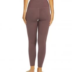 NEW ARRIVALS Zobha Endurance Leggings Black Plum