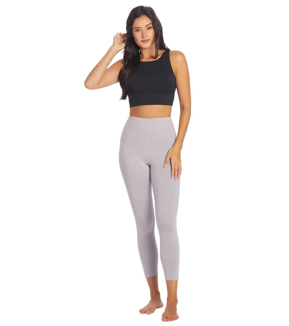 Zobha Melange 25" Ankle Heather Purple Ash 6 Zobha Melange 25" Ankle Heather Purple Ash