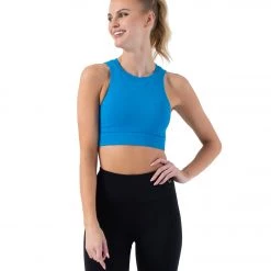 NUX One By One Seamless Yoga Crop Top Varsity CLOTHING