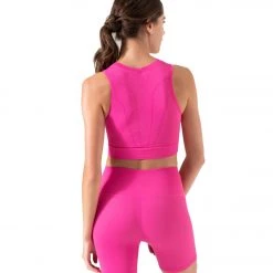 NUX One By One Seamless Yoga Crop Top Bubble Gum NEW ARRIVALS