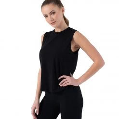 NUX Keyhole Sleeveless Black CLOTHING 9 NUX Keyhole Sleeveless Black CLOTHING
