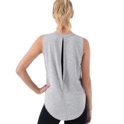 NUX Keyhole Sleeveless Heather Grey NEW ARRIVALS 9 NUX Keyhole Sleeveless Heather Grey NEW ARRIVALS