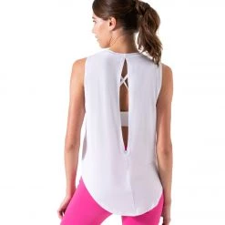 NEW ARRIVALS NUX Keyhole Sleeveless White