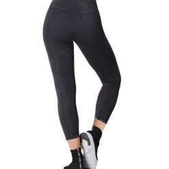 NUX One By One 7/8 Mineral Wash Legging Black Wash NEW ARRIVALS
