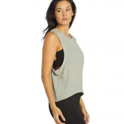 Free People Love Yoga Tank Heather Grey NEW ARRIVALS