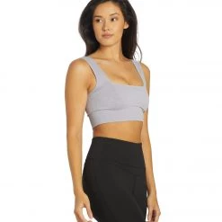NEW ARRIVALS Free People Good Karma Square Neck Sports Bra Vintage Hepatica